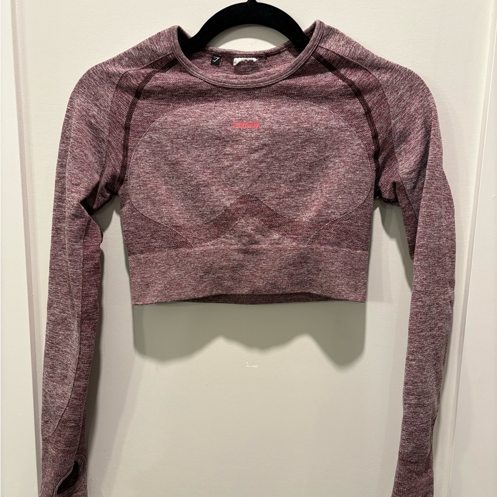 Gymshark seamless flex long sleeve crop